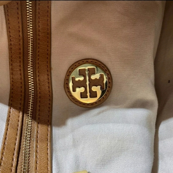 Tory Burch Designer Kerrington Nautical Rope Zig Zag Tote Purse Handbag - Picture 10 of 15